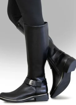 ELENA EDEN, trendige Damen-Stiefel, Winterschuhe, Weite G, mit Reißverschluss