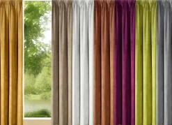 Energiespar-Verdunkelungsschals in Samtoptik