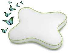 Ergonomisch geformtes Schmetterlingskissen