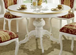 Esstisch mit Füße aus massivem Buchenholz