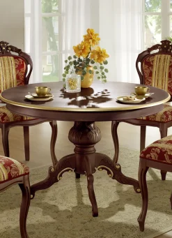 Esstisch mit Füße aus massivem Buchenholz