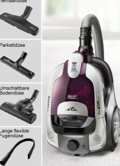 eta Bodenstaubsauger mit elektronischer Saugkraftregulierung