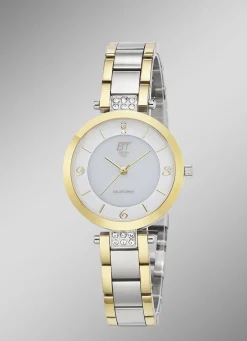 ETT-Solar-Damenuhr mit Edelstahlbandgehäuse