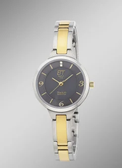 ETT-Solar-Damenuhr mit Titanbandgehäuse