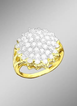 Exklusiver Damenring mit 51 Brillanten