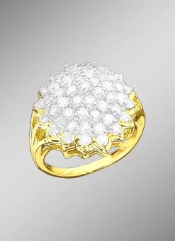 Exklusiver Damenring mit 51 Brillanten