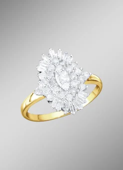 Exklusiver Damenring mit Baguette-Diamanten