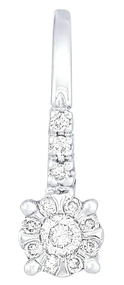 Exquisite Ohrringe mit 24 Brillanten