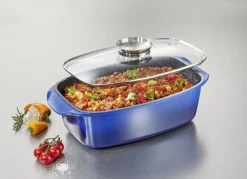 Extra hoher Aluguss-Bräter von King mit Antihaft-Beschichtung