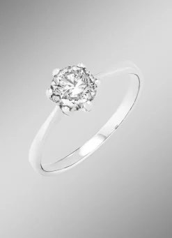 Fabelhafter Solitär-Damenring mit Brillant