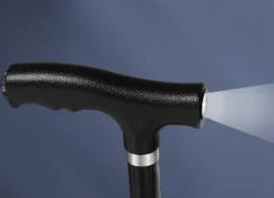 Faltbarer Gehstock mit LED-Licht