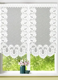 Fenster- oder Türbehang aus Jacquard