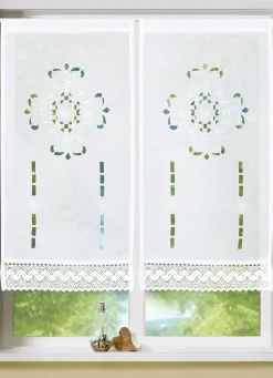 Fenster- und Türbehang mit Stangendurchzug