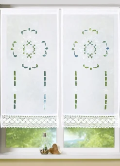 Fenster- und Türbehang mit Stangendurchzug