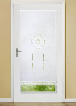 Fenster- und Türbehang mit Stangendurchzug