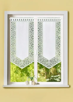 Fenster- und Türbehang mit Dreiecksabschluss