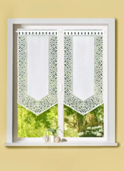 Fenster- und Türbehang mit Dreiecksabschluss