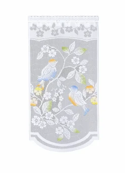 Fenster- und Türbehang Vögelchen, verschiedene Farben