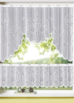 Fensterset mit Stangendurchzug 2-teilig