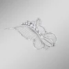 Filigrane Anstecknadel Schmetterling mit synth. Zirkonia