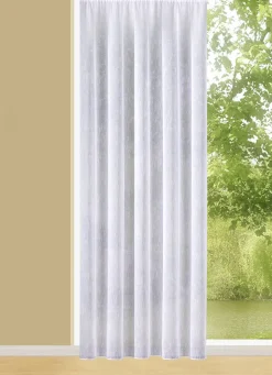 Flammgarn-Store mit Automatikfaltenband