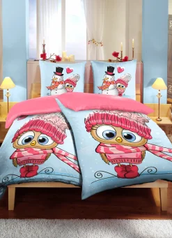 Flanell Bettwäsche-Garnitur mit Reißverschluss