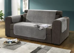 Flauschige Sessel-, Couch- und Armlehnenschoner