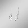 Flügel-Ohrhänger aus Sterlingsilber
