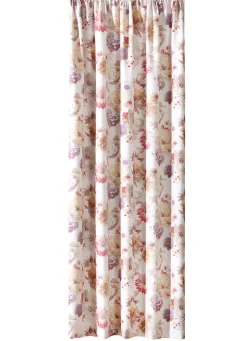 Floral gestaltete Übergardine