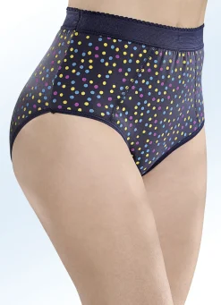 Fünferpack Formslips mit buntem Punktedessin