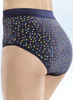 Fünferpack Formslips mit buntem Punktedessin