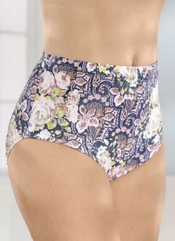 Fünferpack Slips mit buntem Druckdessin