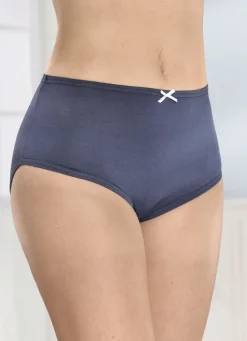 Fünferpack Slips mit Gummizug im Bund