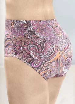 Fünferpack Slips mit Paisley-Dessin