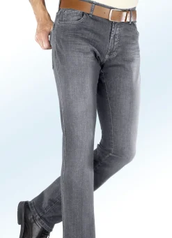 Francesco Botti-Unterbauch-Jeans mit Dehnbund in 3 Farben