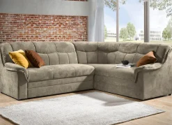 Frei im Raum aufstellbare Polsterecke mit Bettfunktion