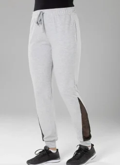 Freizeithose mit Netzeinsatz in 4 Farben