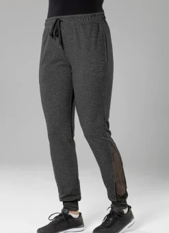 Freizeithose mit Netzeinsatz in 4 Farben