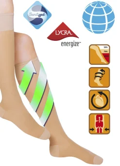 Fresh-Travel Stützkniestrümpfe, 3er-Pack