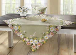 Frühlingshafte Tisch- und Raumdekoration