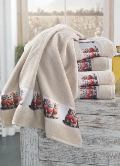 Frottier-Serie mit Jacquard-Bordüre