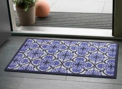 Fußmatte mit rutschhemmender Latex-Rückseite