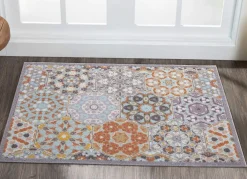 Fußmatte mit rutschhemmender Latex-Rückseite