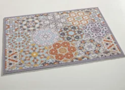 Fußmatte mit rutschhemmender Latex-Rückseite