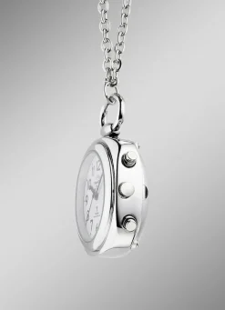 Funk-Anhängeruhr mit sprechender Zeitansage auf Knopfdruck