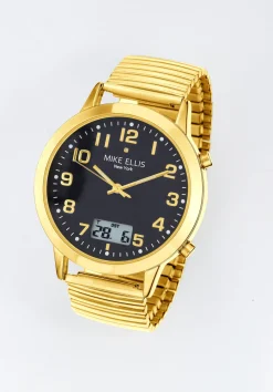 Funk-Damenuhr mit Diamant von Mike Ellis New York