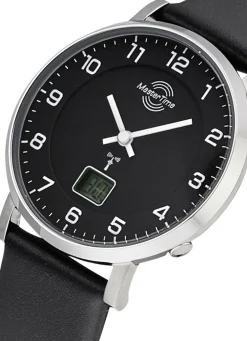 Funk-Damenuhr mit Lederband