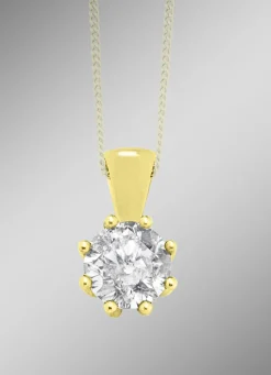 Funkelnder Anhänger mit Brillant