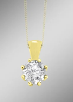 Funkelnder Anhänger mit Brillant