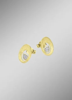 Funkelnder Glanz: Ohrstecker mit 8 Brillanten